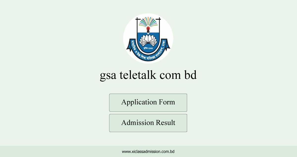 GSA Teletalk Com BD