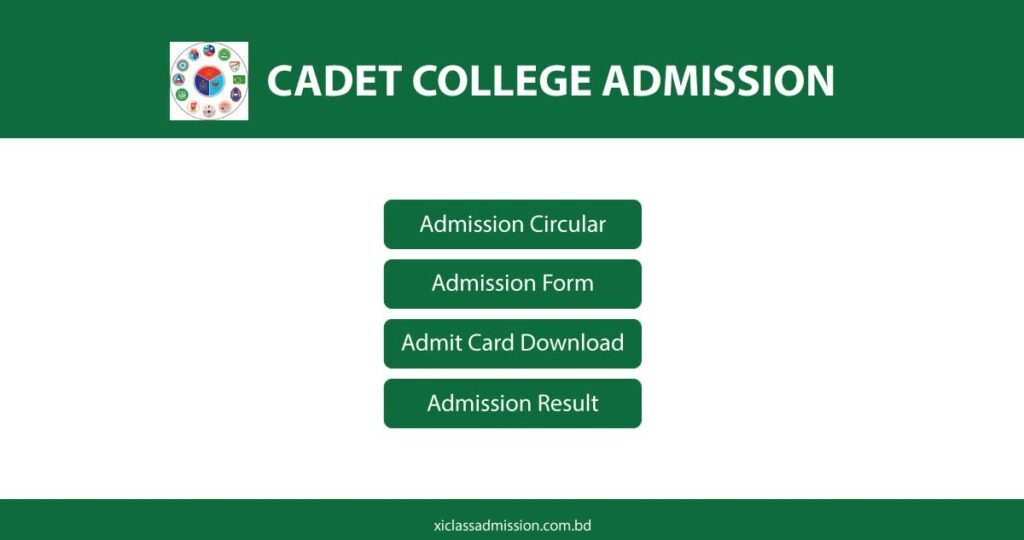 Cadet College Admission Circular 2025 Cadetcollege Army Mil Bd XI   Cadet College Admission 1024x540 