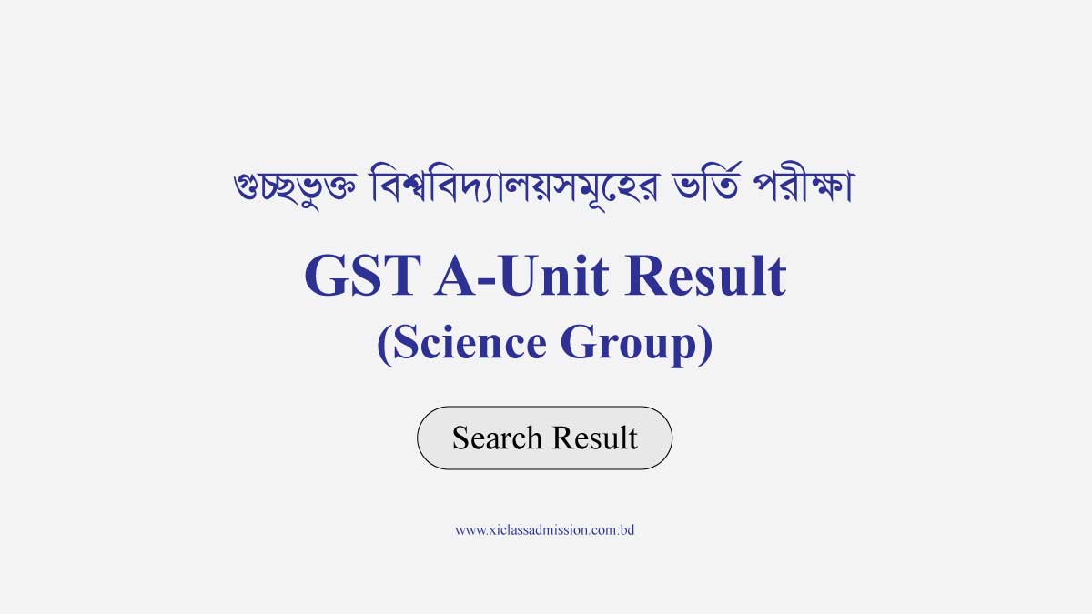 GST A Unit Result