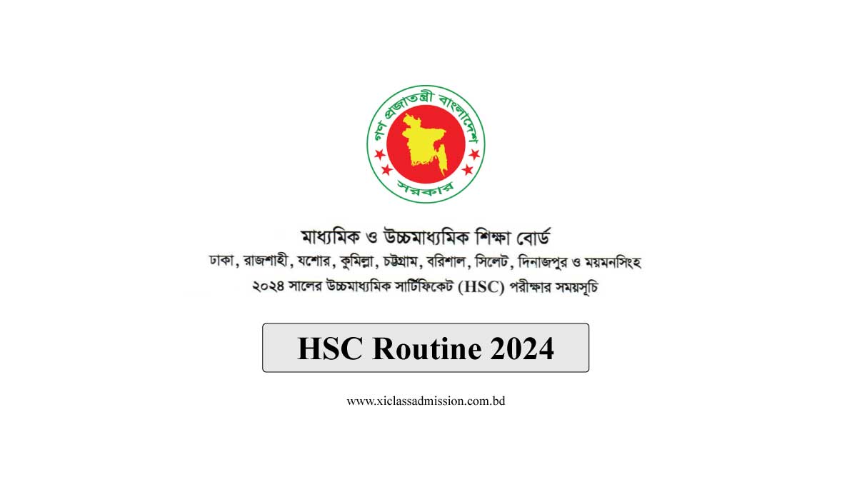 HSC Routine 2024