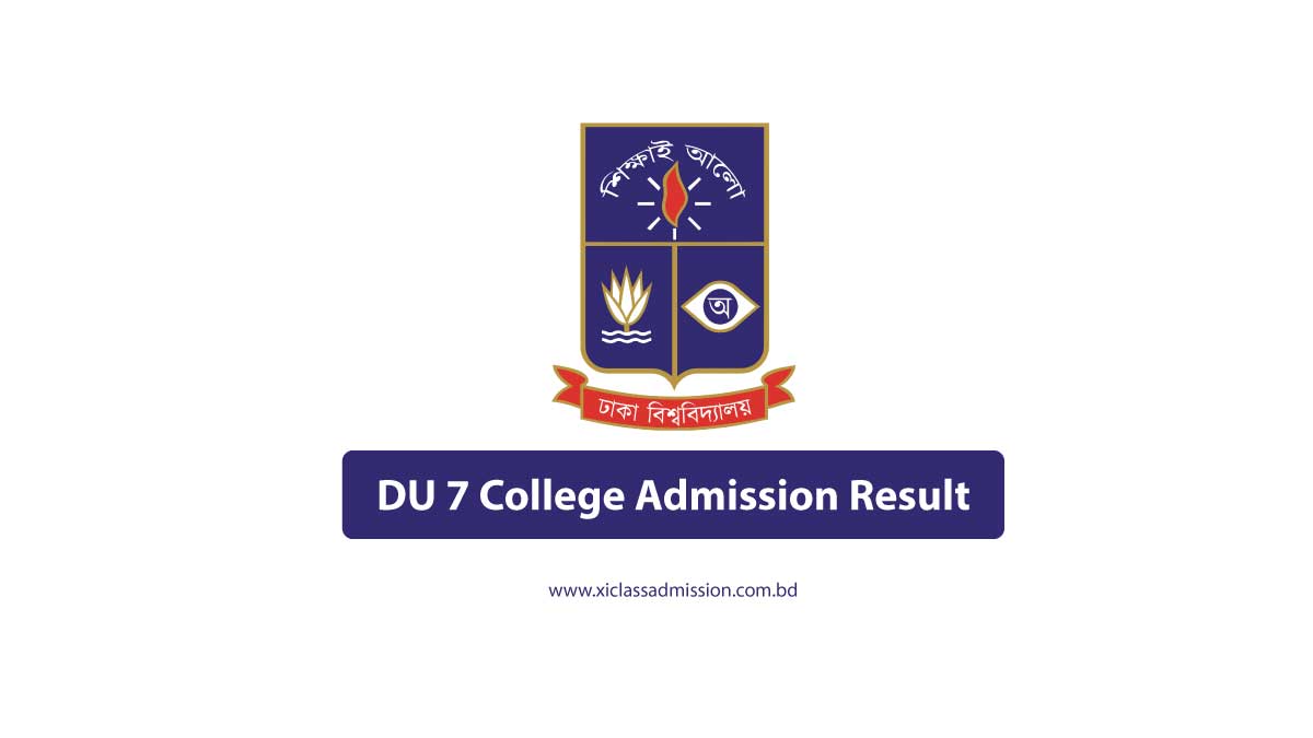DU 7 College Admission Result