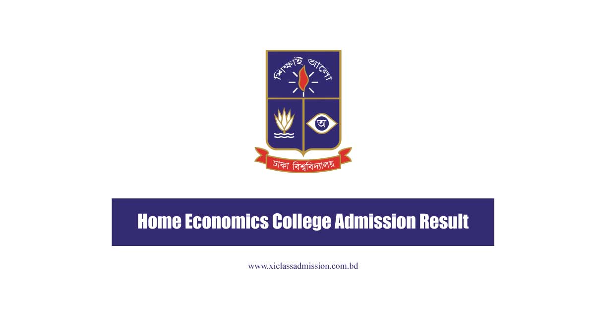 Home Economics College Admission Result