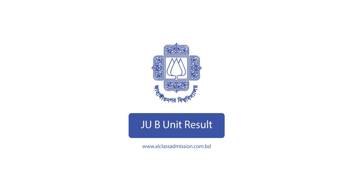 JU B Unit Result