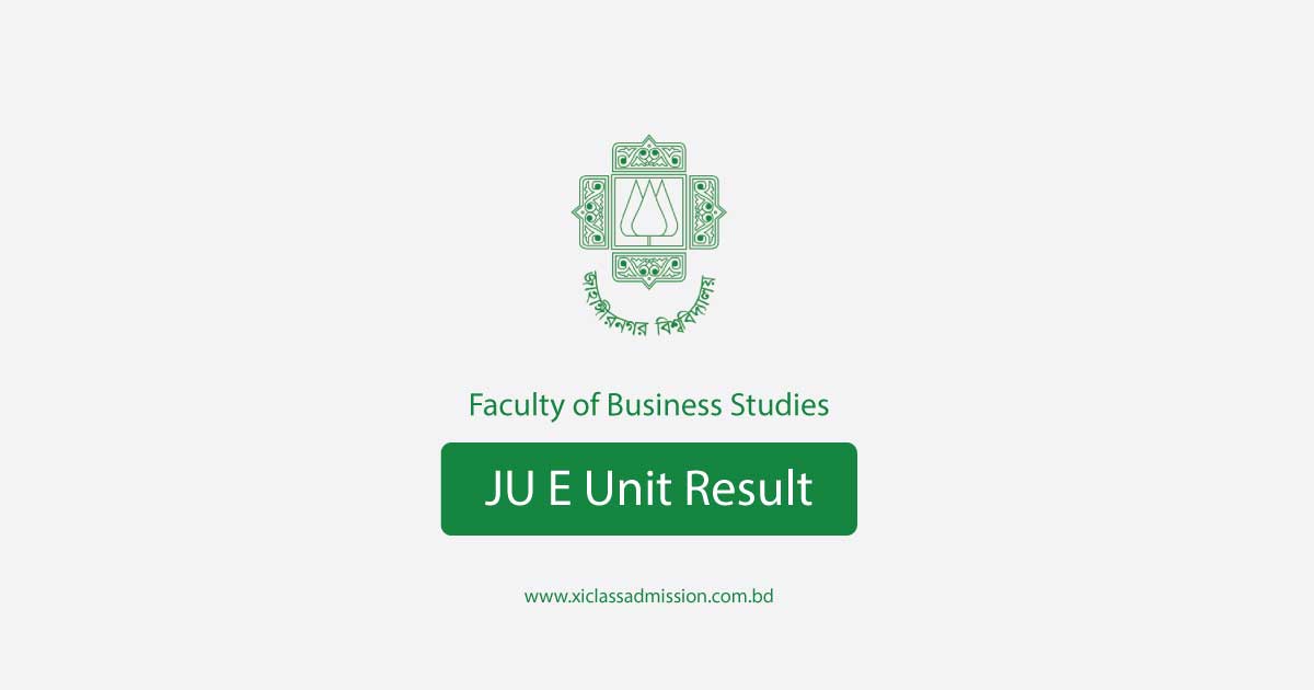 JU E Unit Result